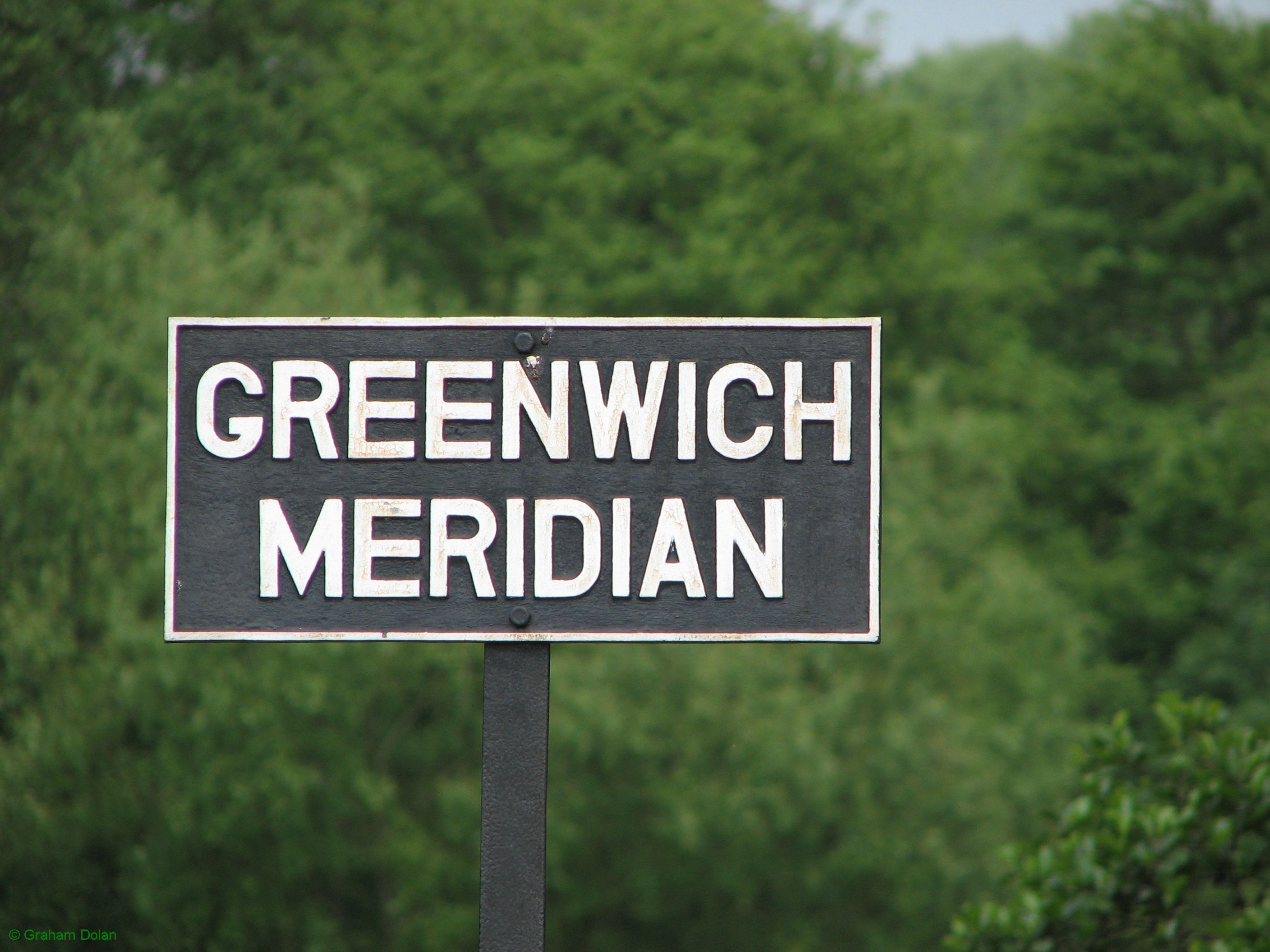 Greenwich Meridian Marker; England; East Sussex; Sheffield Park